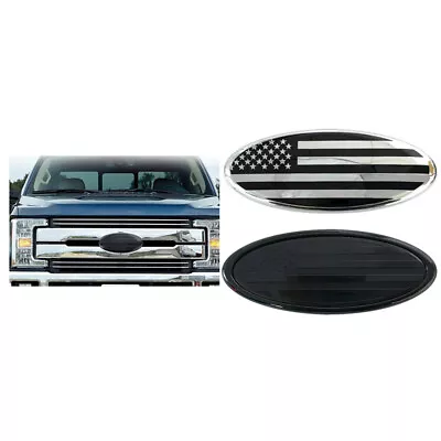 9 Inch For Ford Emblem Edge F150 F350 Front Grille Tailgate US Flag Oval Badge • $18.89