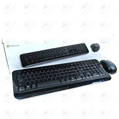 Microsoft - Desktop 850 Full-size Wireless Keyboard And Mouse Bundle - Black • $29.99