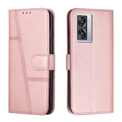 $17.58 • Buy F OPPO A57S A76 A74 A54 5G A16S A54S Leather Card Slot Shockproof Case Cover