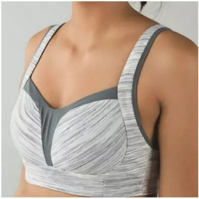 Lululemon Ta Ta Tamer III Sports Bra 36D Women’s Gray GUC • $39.99