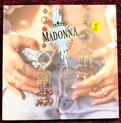 Madonna Sealed Like A Prayer 1989 Vinyl Patchouli  Tv Disc   Sticker Pepsi Lp Eu • $115