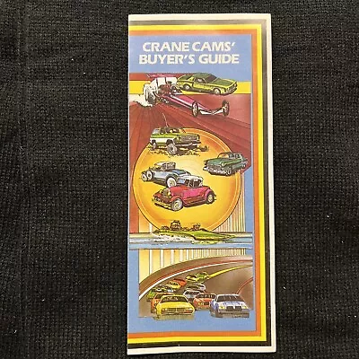 1980s CRANE CAMS BROCHURE Catalog Vintage Muscle Cars 80 COMPETITION Performance • $20