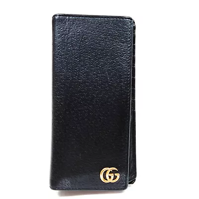 Gucci Long Wallet  Black Leather 3255778 • $1.04