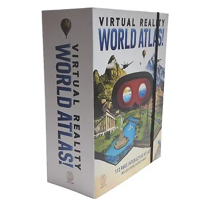Virtual Reality World Atlas Interactive VR Atlas And STEM Learning Set New • $22.99
