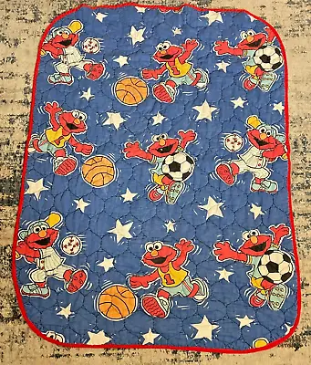 Vintage Elmo Sesame Street Baby Sports Blanket • $22.60