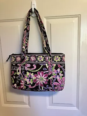 Vera Bradley PURPLE PUNCH Tote Handbag Excellent Conditions • $18