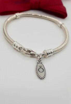 $59 • Buy New Genuine Pandora Sterling Silver Lobster Clasp Bracelet #590700HV 15cm ..
