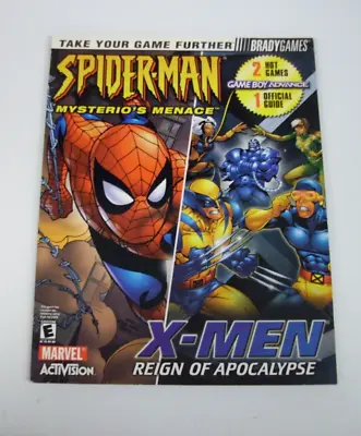 Spider-Man: Mysterio's Menace/X-Men: Reign Of Apocalypse Strategy Guide GBA • $18.88