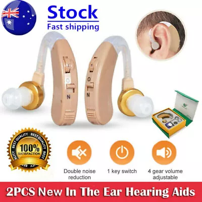 1Pcs Digital Hearing Aid Aids Kit Behind The Ear BTE Sound Voice Amplifier AU • $21.99