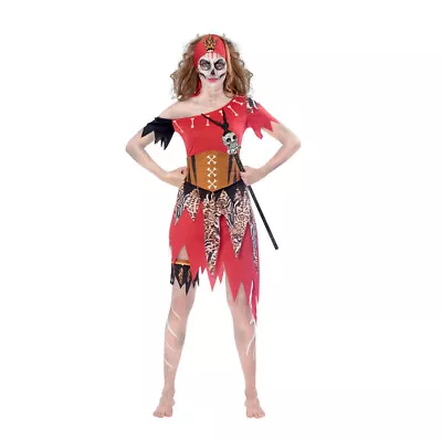 WITCH DOCTOR Fancy Dress - Day Of The Dead - Costume Party - Cosplay  - Student • £7.99