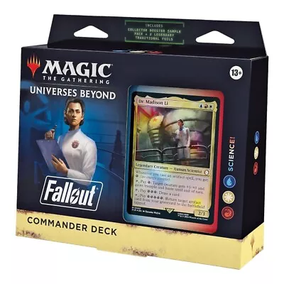 MTG Magic The Gathering: Universes Beyond Fallout Commander Deck (Science) • $98.95