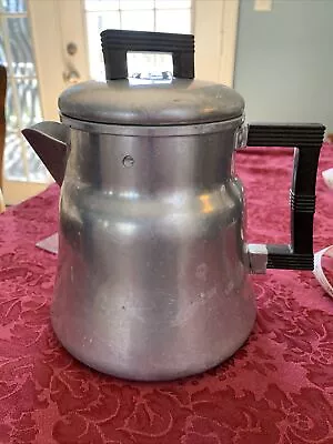 Vintage Wear-Ever Aluminum Coffee Pot #3008 ~ Made In USA ~ Camping Time! • $9.99