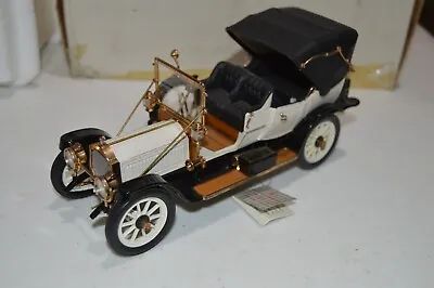 1991 Franklin Mint 1:24 Scale 1912 Packard Victoria Die Cast White/Black • $39.99