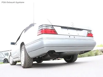 Stainless Steel Exhaust Mercedes W124 Cabriolet E320 2x55mm Diesel Look • $658.31