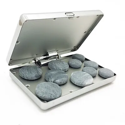 Chrome Case Portable Professional Massage Stone Heater/warmer-hot Rocks Plate • $79.95