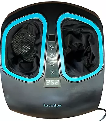 InvoSpa Shiatsu Foot Massager Machine With Heat - Electric Deep Kneading - EUC • $25.36