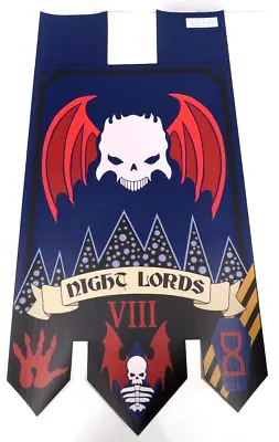 Warhammer 40K Small Night Lords Legion Banner • $67.44