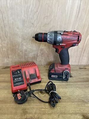 Milwaukee Fuel M18 Combi-drill Battery And Charger • £27