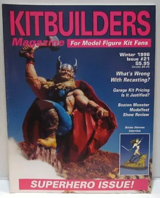 Kitbuilders Magazine #21 Superhero Issue Garage Kits • $7.99