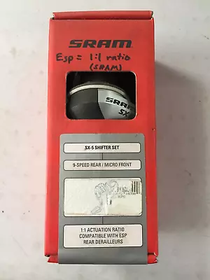 SRAM SX-5 Shifter Set NOS 9 Speed Rear Micro Front • $40