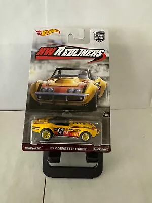 Hot Wheels Car Culture HW Redliners '69 Corvette Racer #5/5 Real Riders N16 • $9.49