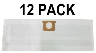 $21.99 • Buy 12 Dust Filter Bags For Vacmaster 4 To 5 Gallon VQ407S & VWM510, VDBP