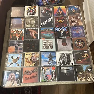 Classic Rock Cd Lot 30 - Various Artists 80-90. Pictures Show Titles • $36.95