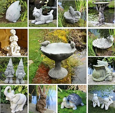 Garden Ornaments Decor Unique Statue Sculpture Patio Angel Buddha • £18.95