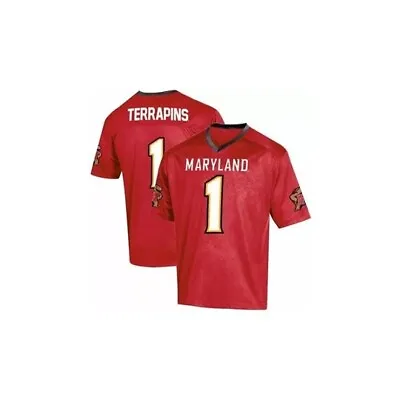 Toddler Russell Athletic Red Maryland Terrapins Baby Football Jersey 4T NEW • $16.99