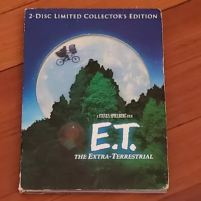 ET 2 Disc Limited Collectors Edition DVD The Extra Terrestrial Steven Spielberg • $6.19