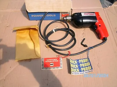 Vintage NOS Miller Falls Tools Electric Drill SP2014- Manufactured In 1966! • $65