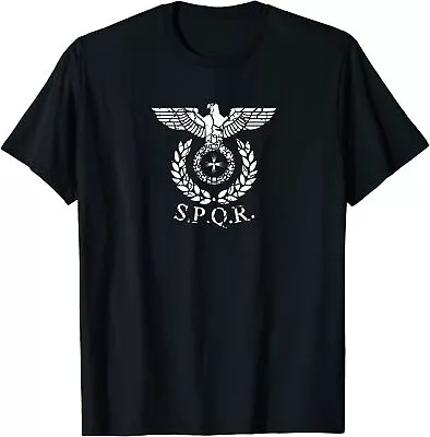 NEW LIMITED SPQR Eagle Standard Emblem Of The Roman Empire T-Shirt • $18.99