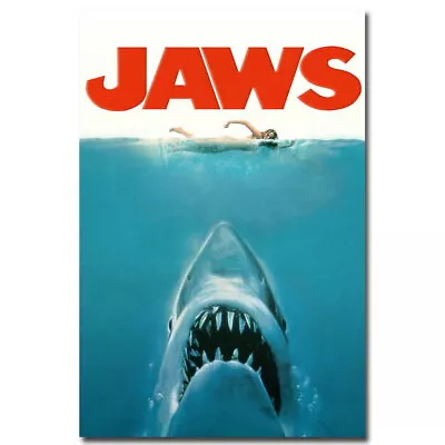 82490 Jaws 1 2 Classic Movie Wall Print Poster AU • $20.85