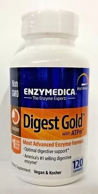 Enzymedica Digest Gold With ATPro For Digestive Health 120 Capsules NEW SEALED • $29.99