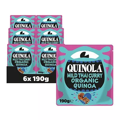 £9.99 • Buy Quinola Organic Vegan Quinoa Kids Ready To Eat Full Case (6 X 190G) BBE 05/22
