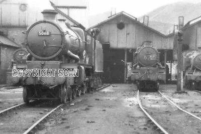 Steam Railway Photograph : 5068 GWR ‘BEVERSTONE CASTLE’ @ LANDORE SHED 57 (1) • £2.99