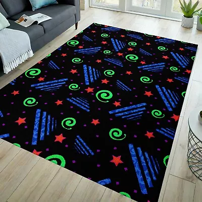 Arcade Rug Lasertag Rug Arcade Saloon Rug Arcade Carpet Bowling Alley Carpet • $269