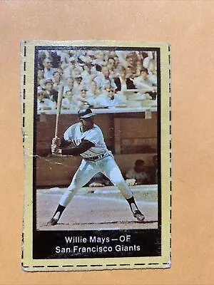 1969 Nabisco Team Flakes Willie Mays San Francisco Giants  • $45