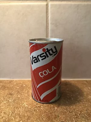 1970’s Varsity Cola Pull Tab Steel Soda Pop Can Milwaukee WI • $5