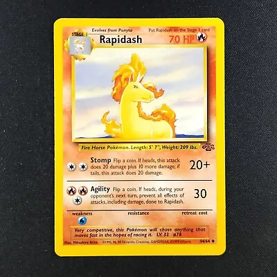 Rapidash 44/64 - Jungle - Pokemon Card • $1.45