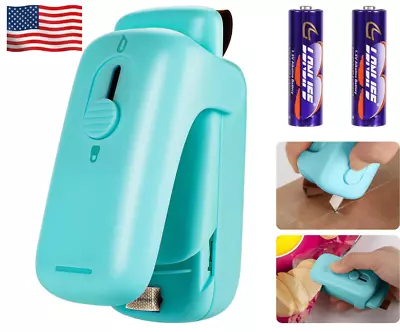 Mini  Chip Bag Sealer - Heat Seal With Cutter & Magnet Portable Mini Sealing*** • $19.99