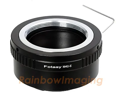 Helios 44-2 58mm M42 Lens To Sony E-Mount A6500 A6300 A6100 A6000 A6400 Adapter  • $10.74