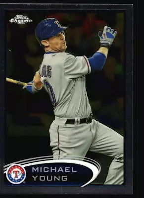 2012 Topps Chrome Michael Young #68 Texas Rangers • $1.70