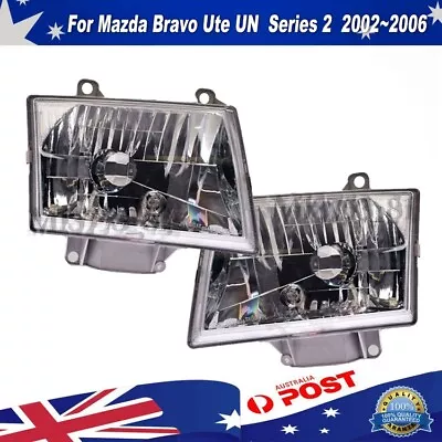 Set / Pair Head Light Lamp Fits Mazda Bravo Ute UN Series 2 2002~2006 • $96.90