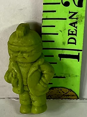 Green Garbage Pail Kid ? Mini Figure With Mohawk Vintage 1980's Pre-Owned • $9.99