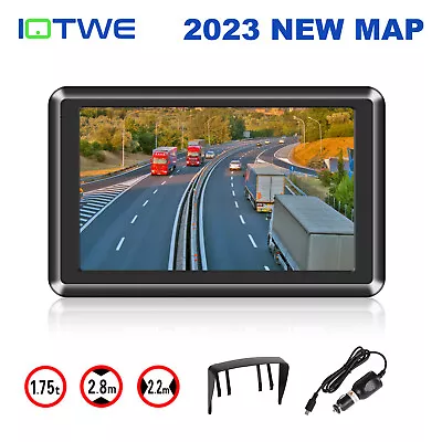 IOTWE 5 Inch Caravan Sat Nav Car GPS Navigation 2023 Free Full Europe Maps POIs • £34.99