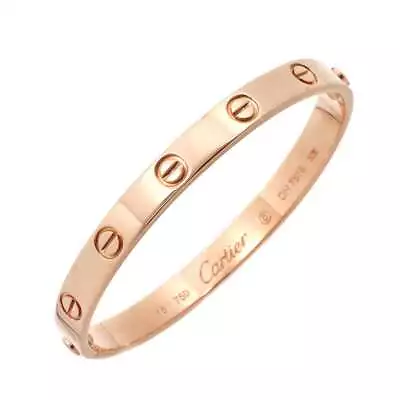 Cartier Love Bracelet Bangle 18K Pink Gold 750 Size16 90224439 • $4371.62