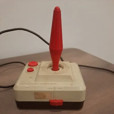 Vintage WICO Command Control Joystick Video Game Controller Beige Red • $50