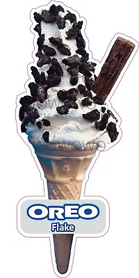 Ice Cream Van Sticker Oreo Crumbs Flake 99 Cone Ice Cream Stickers Decals • £3.95