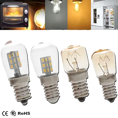 LED Oven Light Freezer Fridge Bulb E12 E14 3W 4W 15W 25W High Temperature Lamps • $3.99